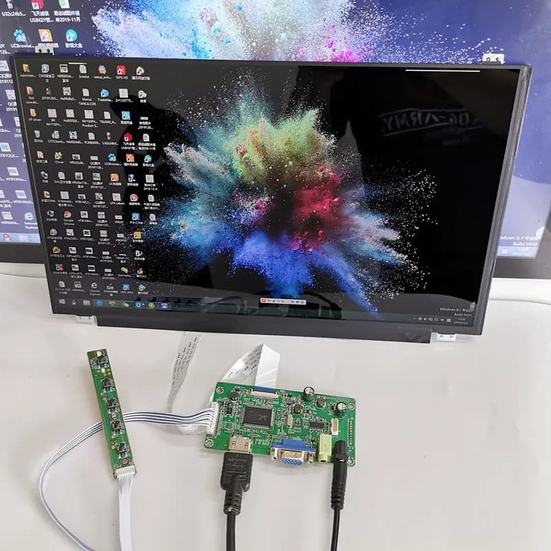 Touch capacitivo da 15.6 pollici modulo display 1920X1080 per Linux/android /win7 8 10 Raspberry Pi3 plug and play schermo LCD kit FAI DA TE
