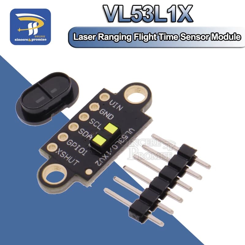 VL53L1X modulo sensore di tempo di volo con intervallo Laser 3V-5V distanza 400cm modulo scheda di estensione di misura per Arduino