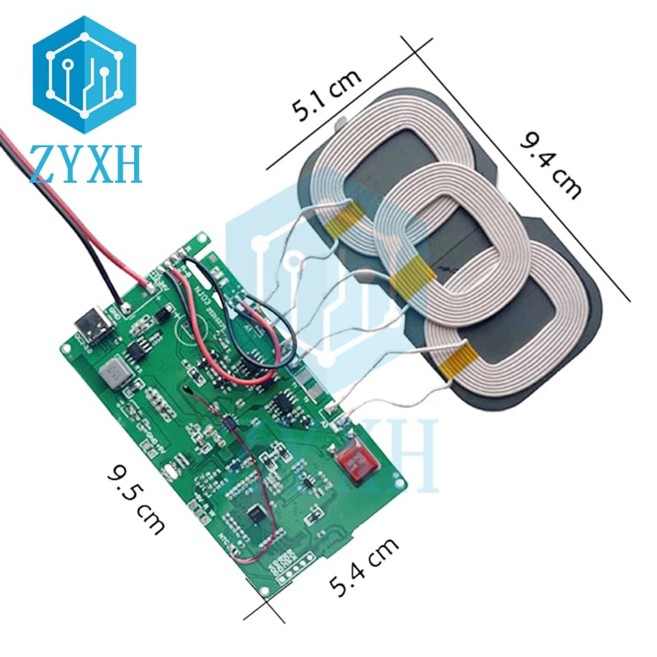 20W Wireless Charger Module Transmitter 3 In 1 Qi Standard 15W 10W 7.5W 5W Universal Fast Charging for iPhone 11 Xs Max X