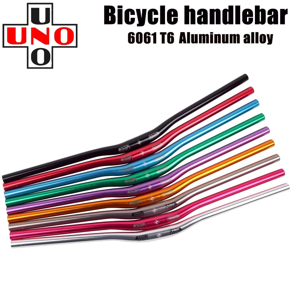 Manubrio UNO per bicicletta colore ultraleggero calibro 31.8 luminoso 740 / 780mm Mountain Bicyle maniglia modifica orizzontale