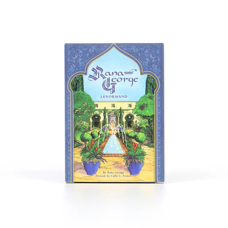 Carte dei tarocchi Rana George Lenormand Guida PDF inglese per famiglie, bambini, ragazze, giochi per adulti per feste