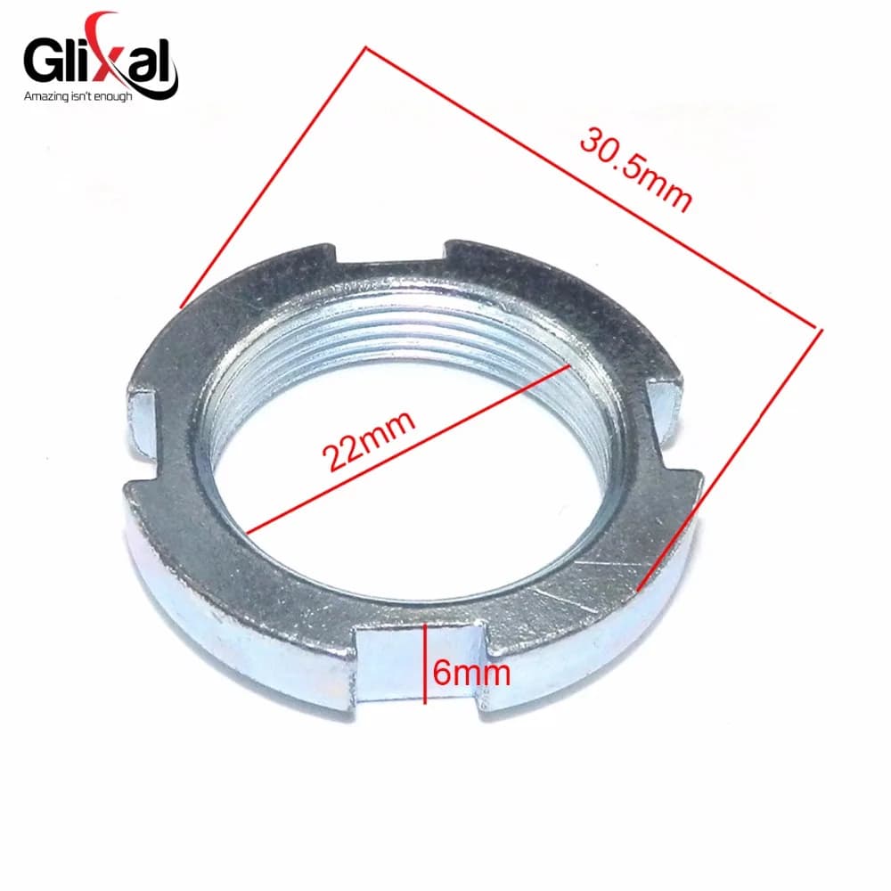 Glixal GY6 125cc 150cc Dado di bloccaggio frizione avviamento per 152QMI 157QMJ Scooter cinese Ciclomotore ATV Go-Kart Motore