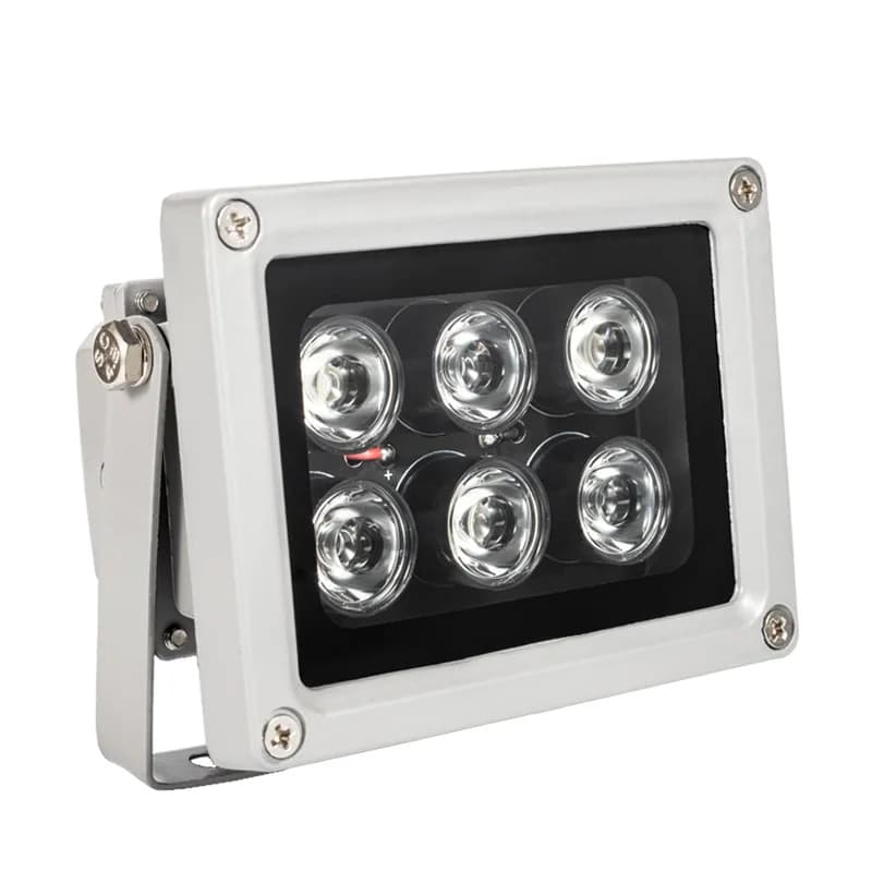 Telecamera CCTV invisibile 940nm Luce di riempimento IR 40 m Distanza IR 6 LED Illuminatore IR Luce a infrarossi IR per telecamera di sicurezza CCTV