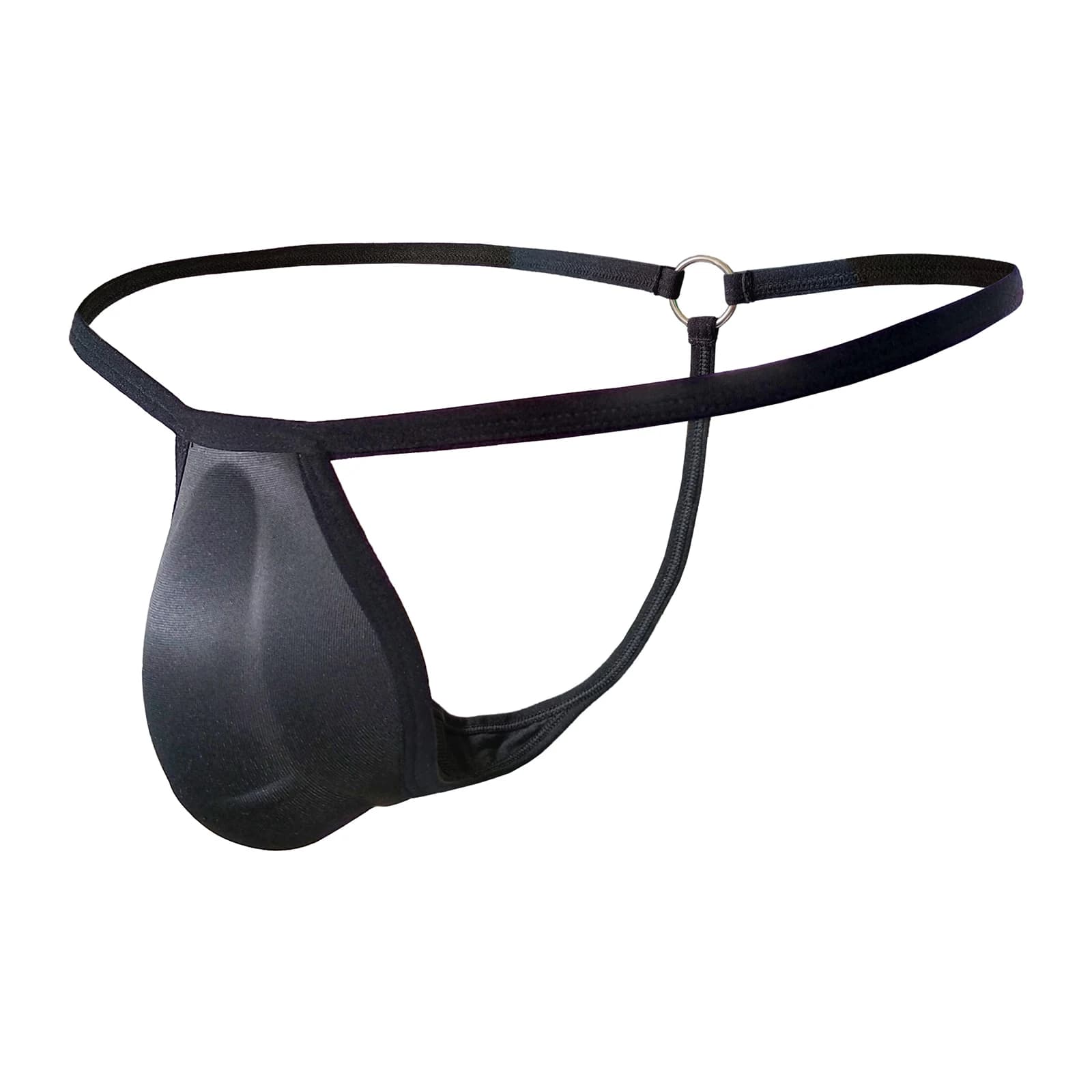 Intimo da uomo Sexy a vita bassa spugna che migliora Pad perizoma perizoma ingrandisci mutande hombre mutandine da uomo in metallo