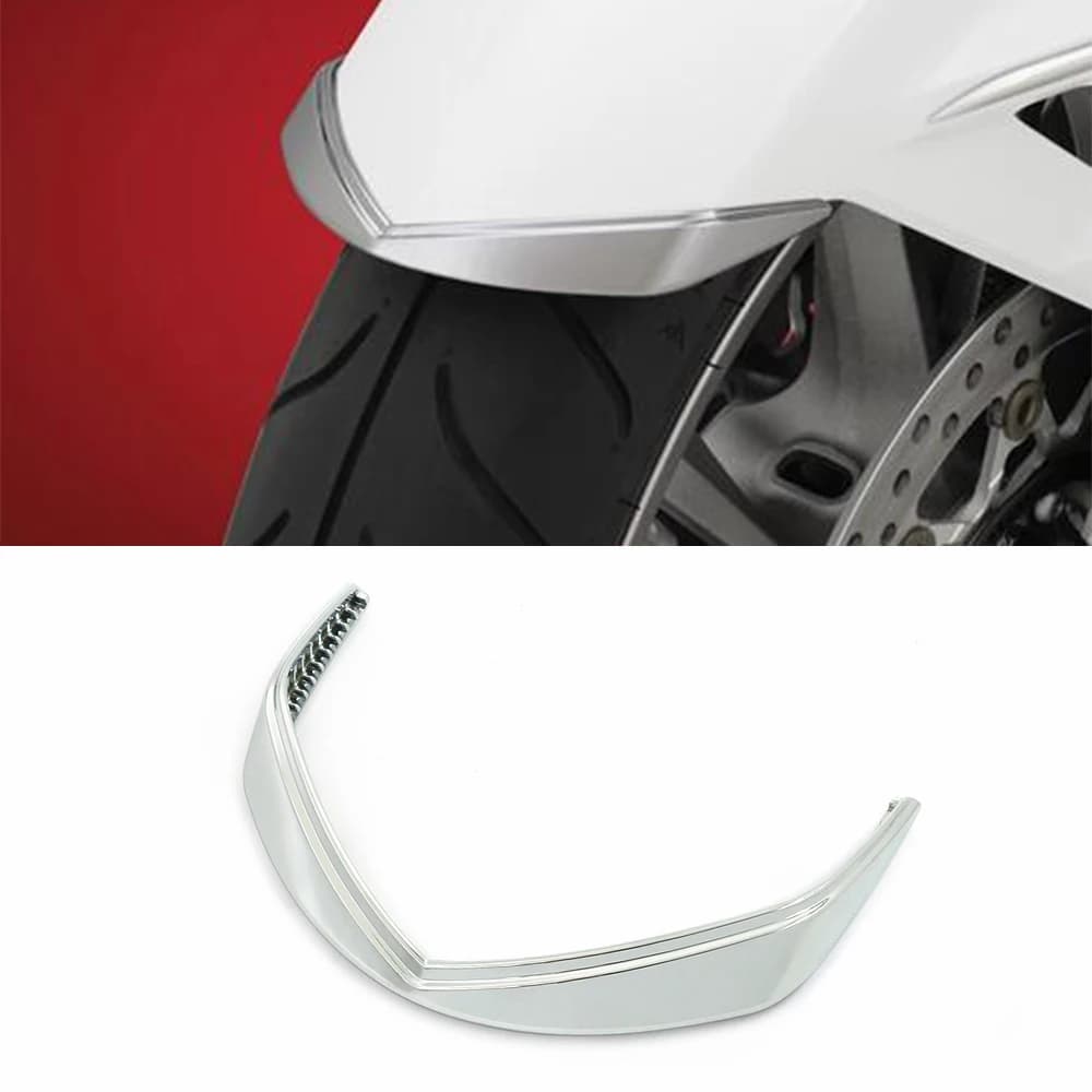 Moto parafango anteriore carenatura punta accento Trim per Honda Goldwing GOLD WING 1800 GL1800 2018-2023 2022 2021 accessori cromati