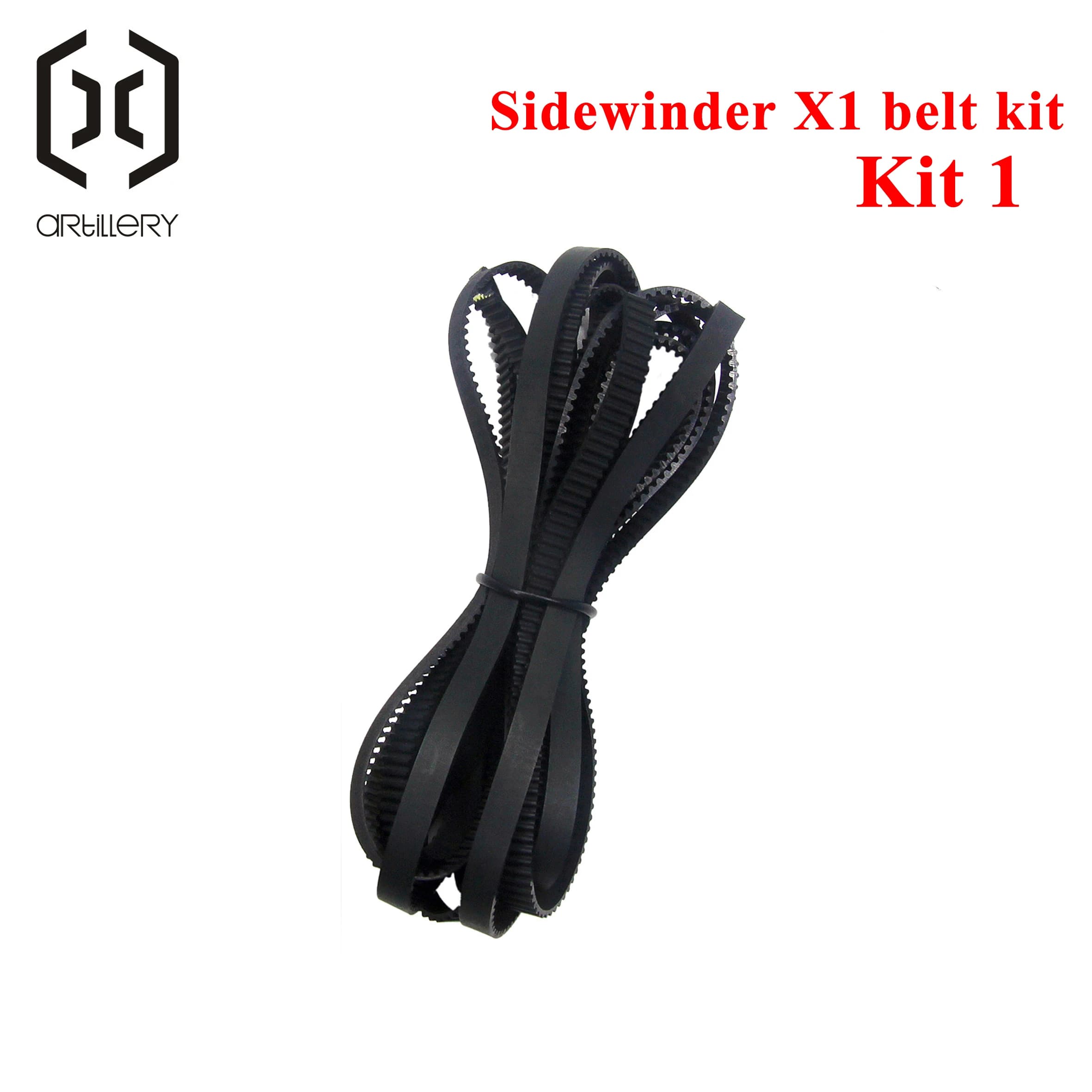 Stampante 3D per artiglieria Sidewinder X1 X2and Genius GeniusPROExtruder ultima cinghia dentata positiva GT2 + kit ingranaggi