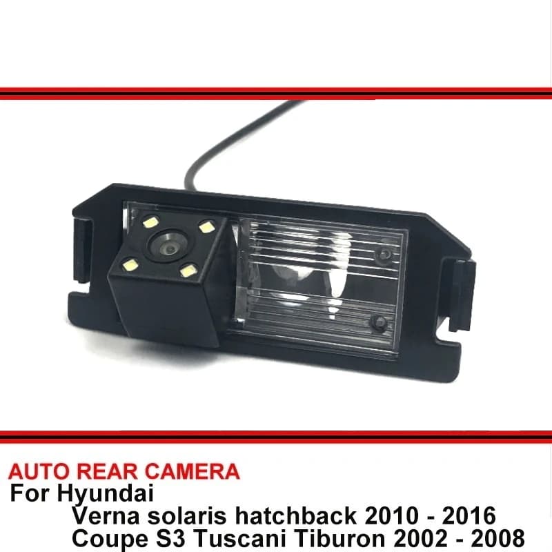 Per Hyundai coupé S3 "ani Tiburon verna solaris hatchback visione notturna Car Reverse Backup telecamera posteriore HD impermeabile