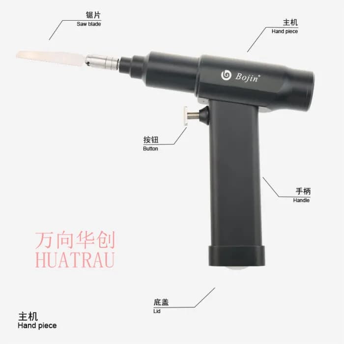 Strumento ortopedico medico Bojin bj1109 Alternativo acetabolico dell'articolazione del ginocchio dell'anca elettrica potente lama per sega per ossa alternativa