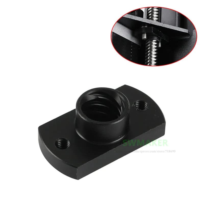 2pcs POM TR8 Z Axis Trapezoidal Drive Screw Delrin for Creatily CR-10 Ender-3 CR-10S series or other 3D printer clone