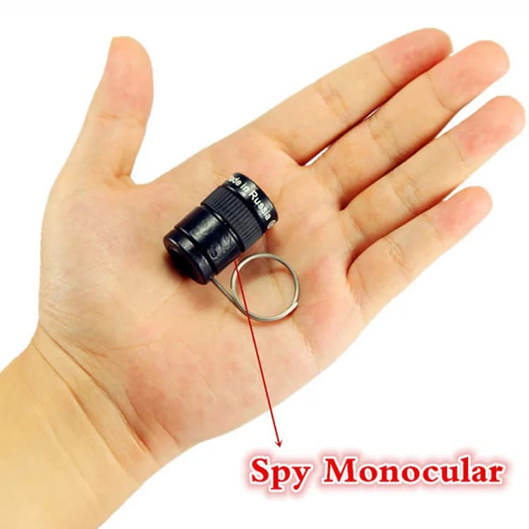 Binocolo a occhio singolo tasca 2.5X17.5 specchio per pollice binocolo singolo occhiali da vista per dito Mini attrezzatura da campeggio regalo di capodanno