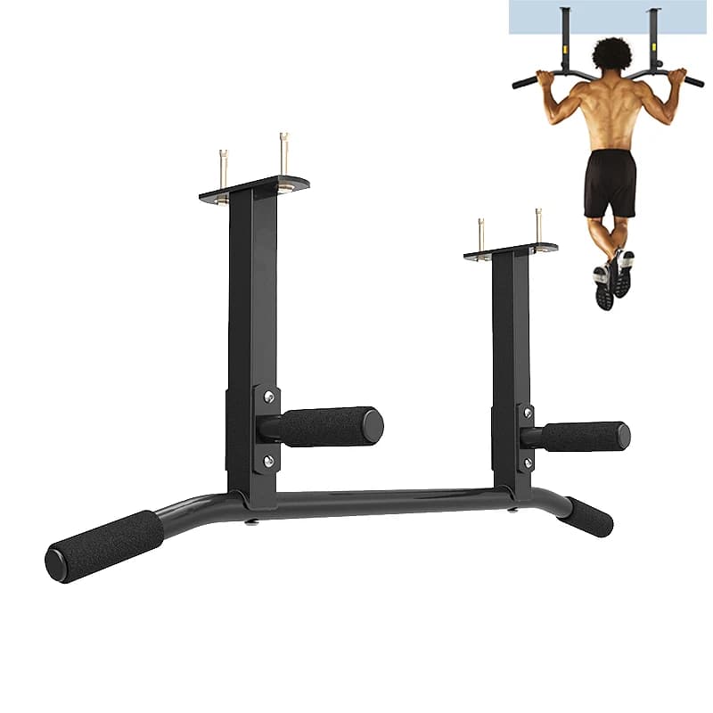 Wall Traction Bar for Home Gym, durable, for fitness, dip and chin-up, force training equipment, 300KG flow