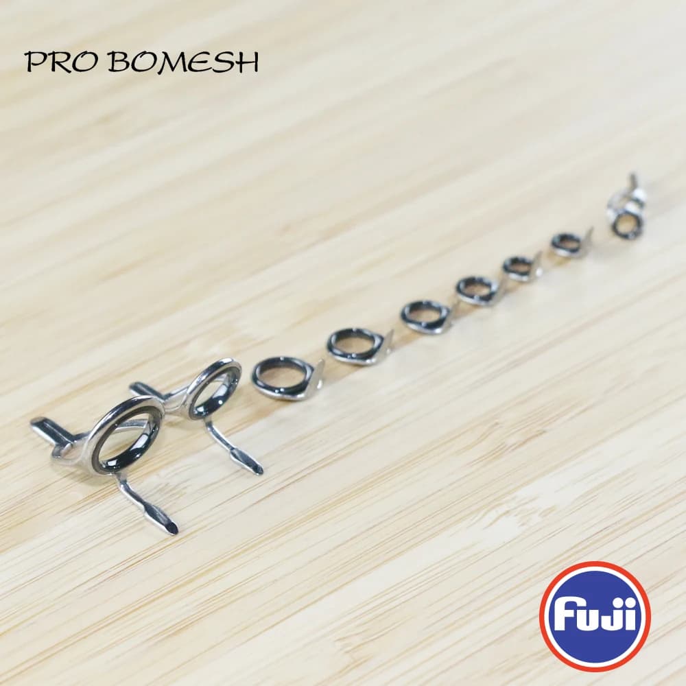 Fuji 1.9G Torzite Guida E Top 9 Pcs T-KWTG T-KTTG T-KGTT Casting Rod Set di Costruzione di Componenti di Riparazione Canna da Pesca accessori Fai da Te