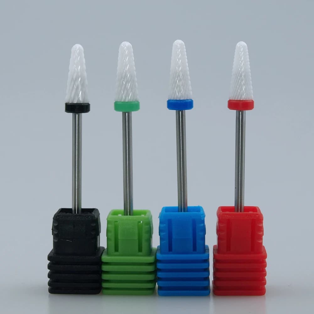 EasyNail Del Chiodo di Ceramica Punta del trapano Ruota Burr Fresatura Taglierina Del Chiodo Punte Per Manicure Strumento di Pedicure Elettrico Nail drill Accessori