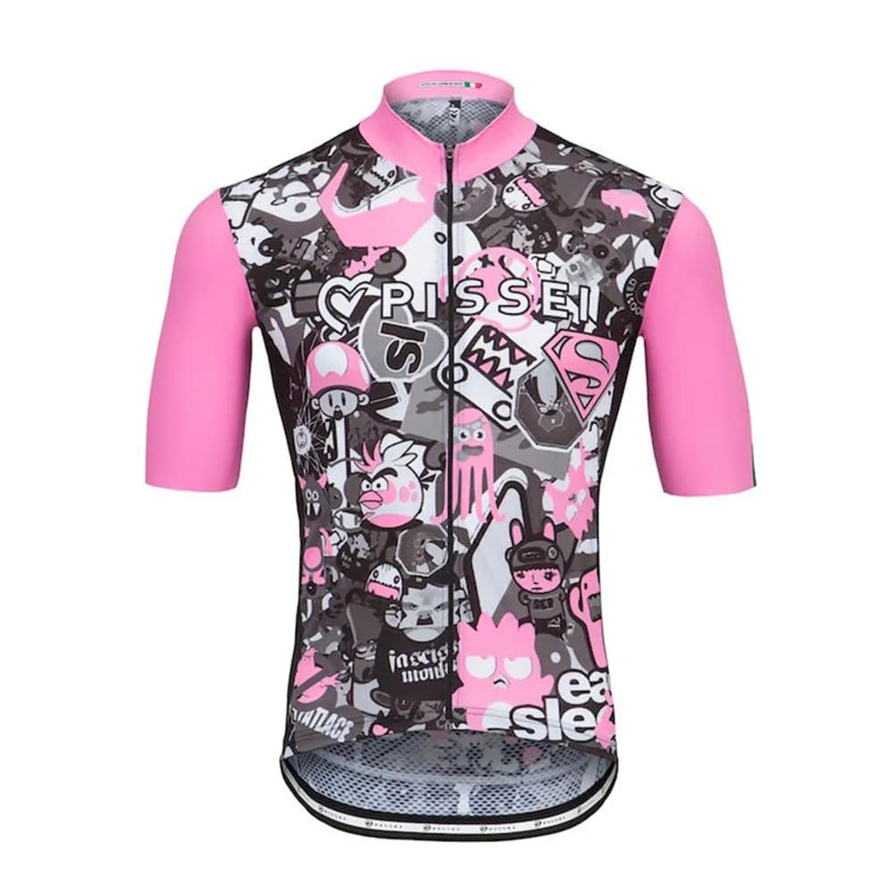 Maglia da ciclismo tuta estiva da uomo maniche corte camicie pantaloncini con bretelle maillot ciclismo roadbike abbigliamento da bici da corsa set da bicicletta
