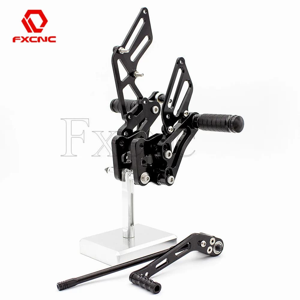 Per Suzuki K6 K7 K8 K9 K10 GSXR600 GSXR750 GSXR 600 750 2006 2007 2008 2009 2010 CNC Regolabile Rearset Pedana Poggiapiedi Piede