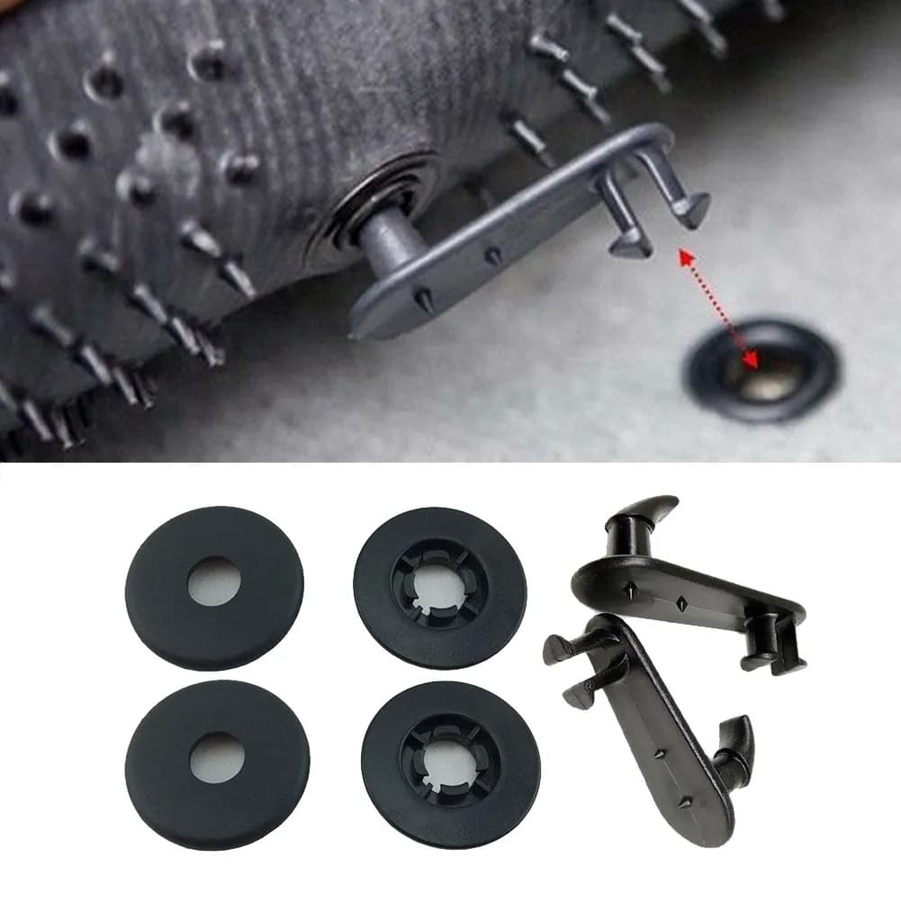 2 Set Tappetino per auto Tappetino Clip di fissaggio Morsetti Tappetino per auto Ganci di fissaggio per TOYOTA LEXUS Accessori per interni auto