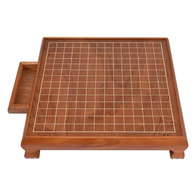 Go Game Go Retro Antique Go Table scacchi per bambini adulti Go tavola di legno squisita cinese (tavola nuda)