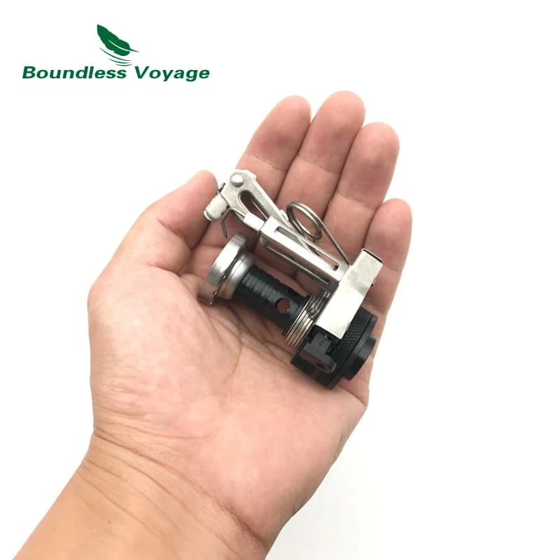 Unfinished Camping Trip Mini Stufa Aluminum Alloy Stove with Outdoor Picnic Lighting Pocket Ultralight Gas Stoves and Kitchen Tools