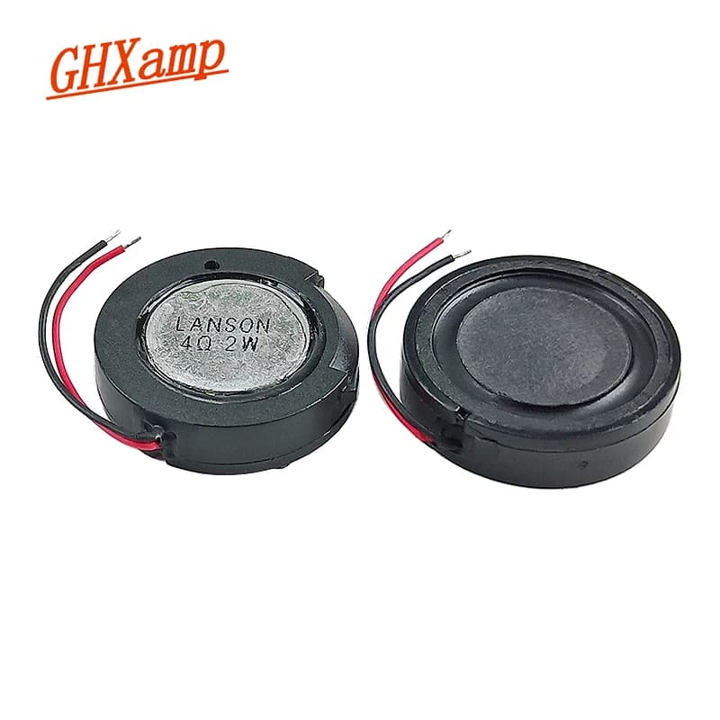 GHXAMP 24mm 1 pollice Woofer altoparlante 4ohm 2W Mini altoparlante fai da te per navigatore voce altoparlanti digitali per laptop 2 pezzi