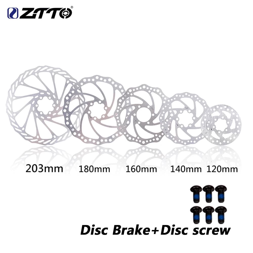 Disco freno bici ZTTO da 6 pollici, rotore disco freno bicicletta 120mm/140mm/160mm/180mm/203mm G3/HS1/RT56, ricambi disco MTB