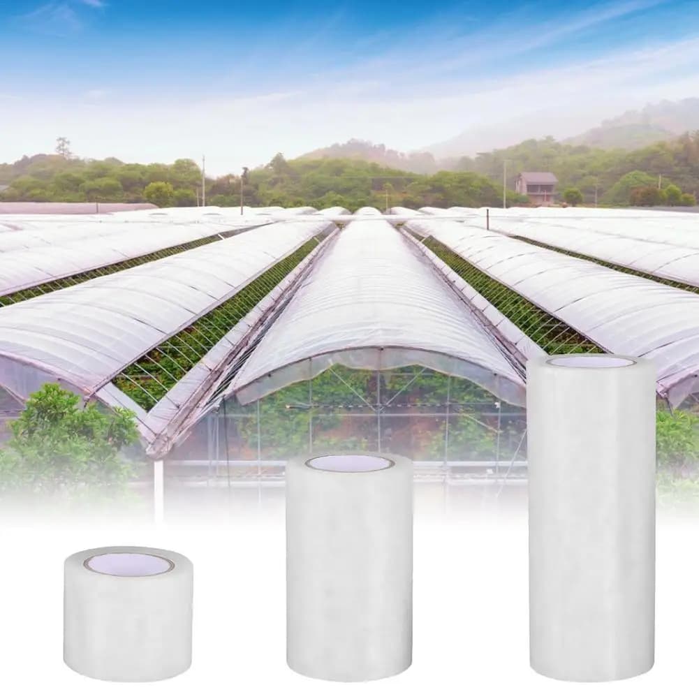 Nastro di riparazione della serra per il giardinaggio nastro impermeabile Stop Leaks Seal Repair Tape Patch per nastro di riparazione trasparente resistente ai raggi UV 10/15/20CM