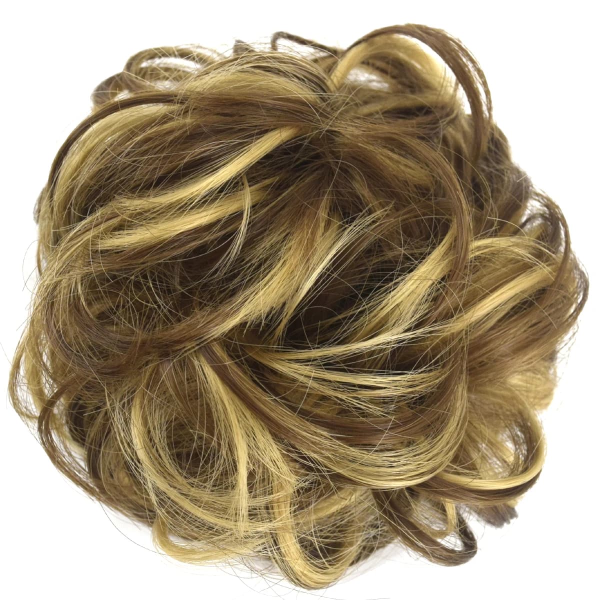 TOPREETY Heat-resistant synthetic hair pieces 35gr Chignon Riccio with elastic Hair Extension Updo Ciambella Posticci Q5