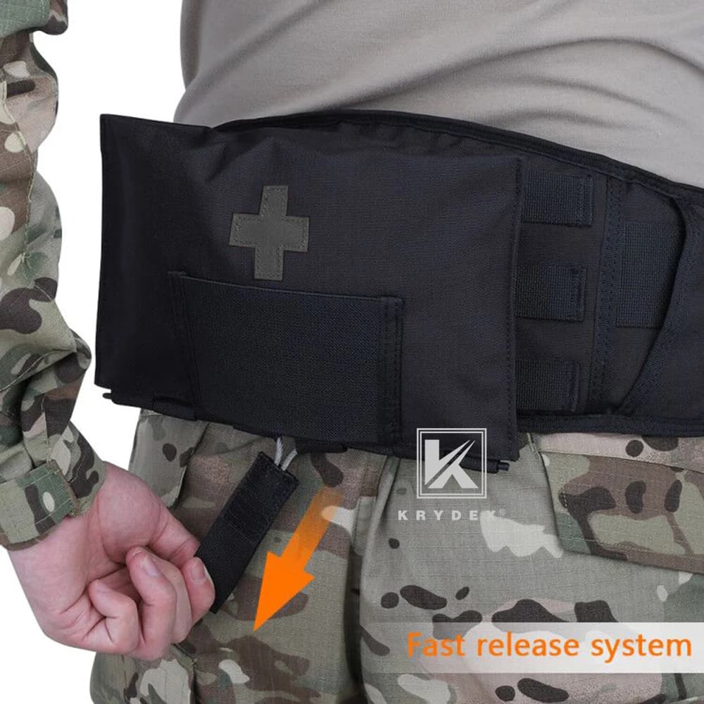 KRYDEX Tactical LBT9022 custodia per kit medico di tenuta 5.5 "* 9" cintura MOLLE modulare a sgancio rapido borsa di stoccaggio per emergenza esterna