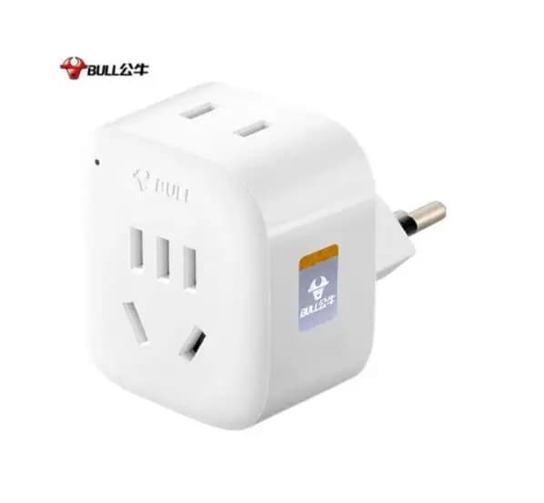 BULL GN-L01W Spina convertitore presa convertitore da viaggio svizzero in porcellana Spina adattatore CA di alimentazione svizzera per uso caffettiera in svizzera