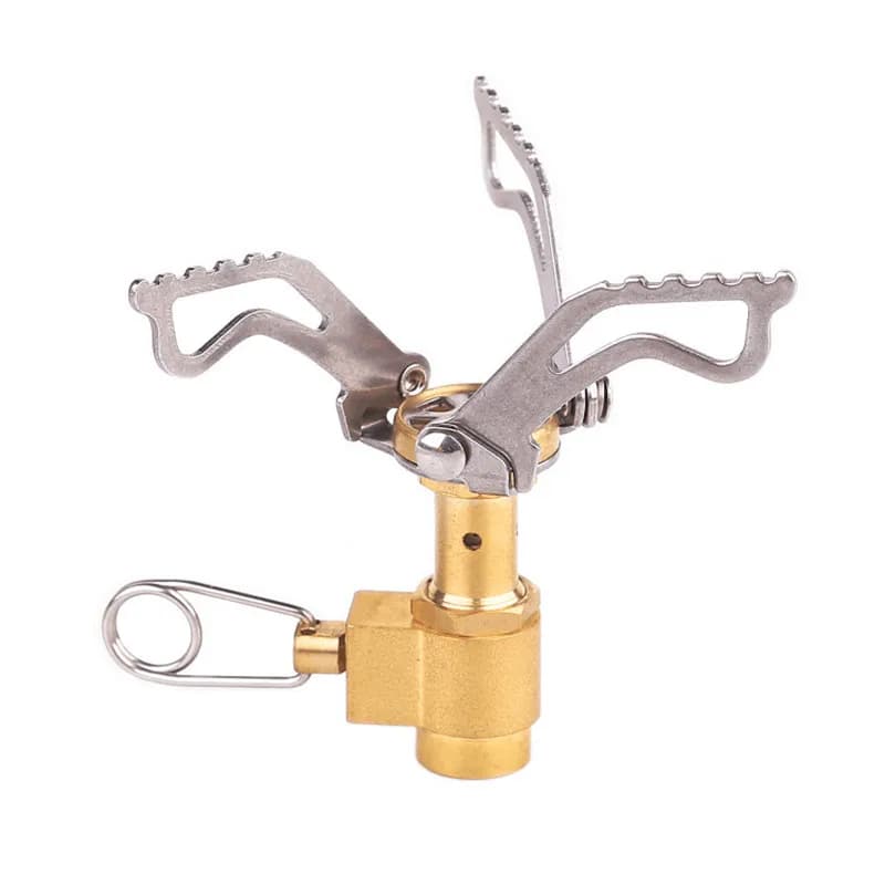 Super Mini Fornello da campeggio 3000W Bruciatore a gas tascabile da esterno Strumenti da campeggio ultraleggeri