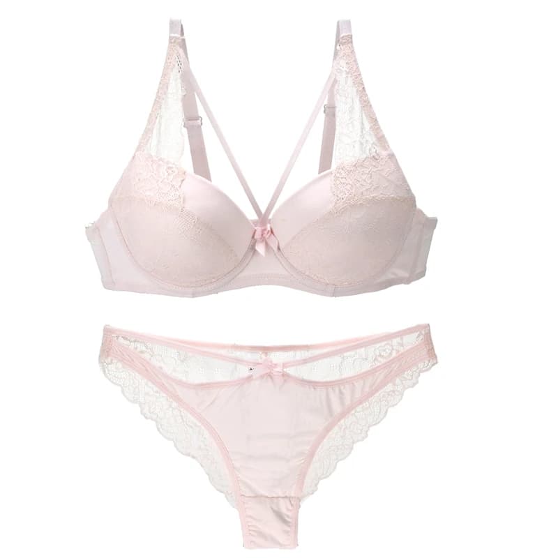 2021 nuove donne sexy set di reggiseni con coppa BCD perizoma in pizzo scava fuori mutandine intimo breve lingerie per ragazze femminili
