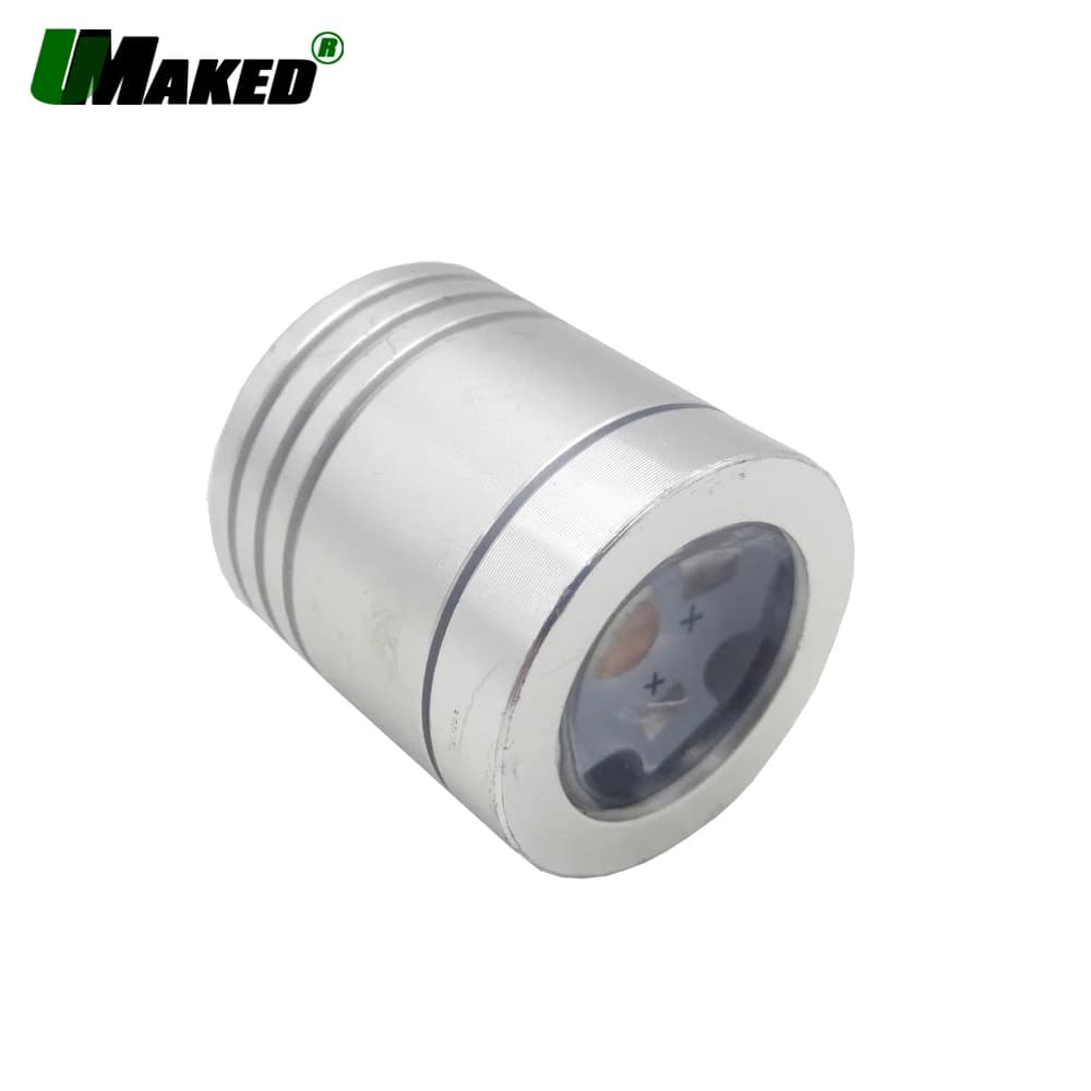 5 pcs 1 W 3 W 5 W LED Alumimun Head Lamp Light Desks Base Case Kit Head Lamp Mount + heat sink PCB Plate + led lens