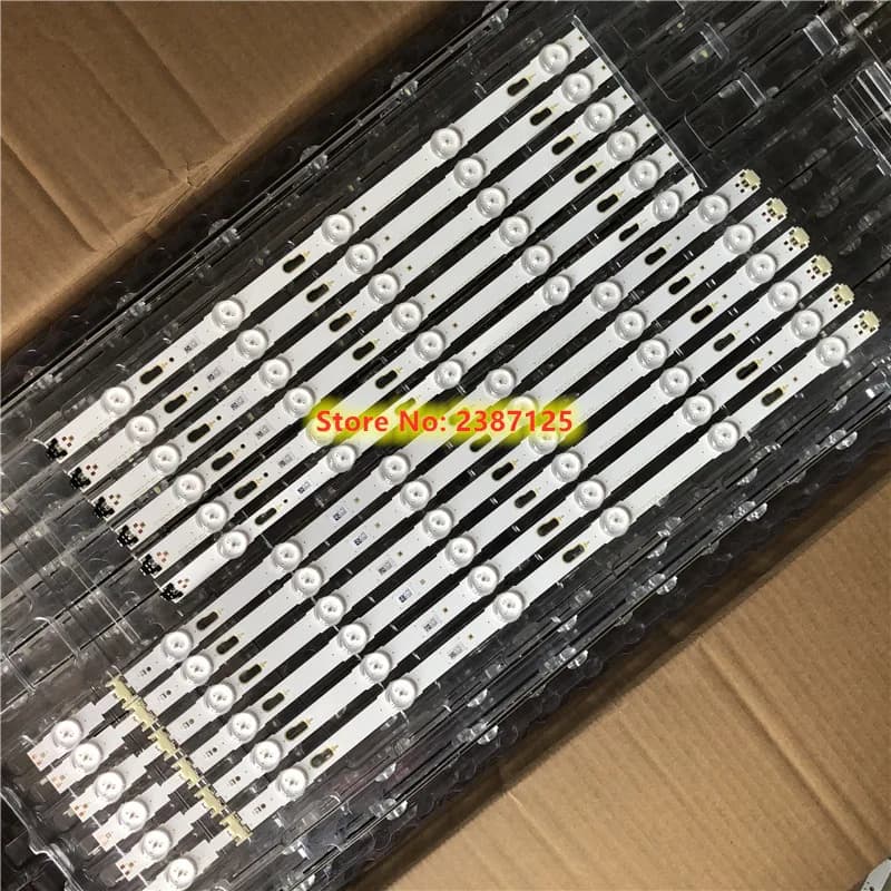 Nuovo 12PCS Striscia LED Per UN49KU650DF S_KU6.3K_49_FL30_L7 R5 UE49KU6100 UE49KU6170U UE49KU6172U UE49KU6175 UE49KU6179 UE49KU6300