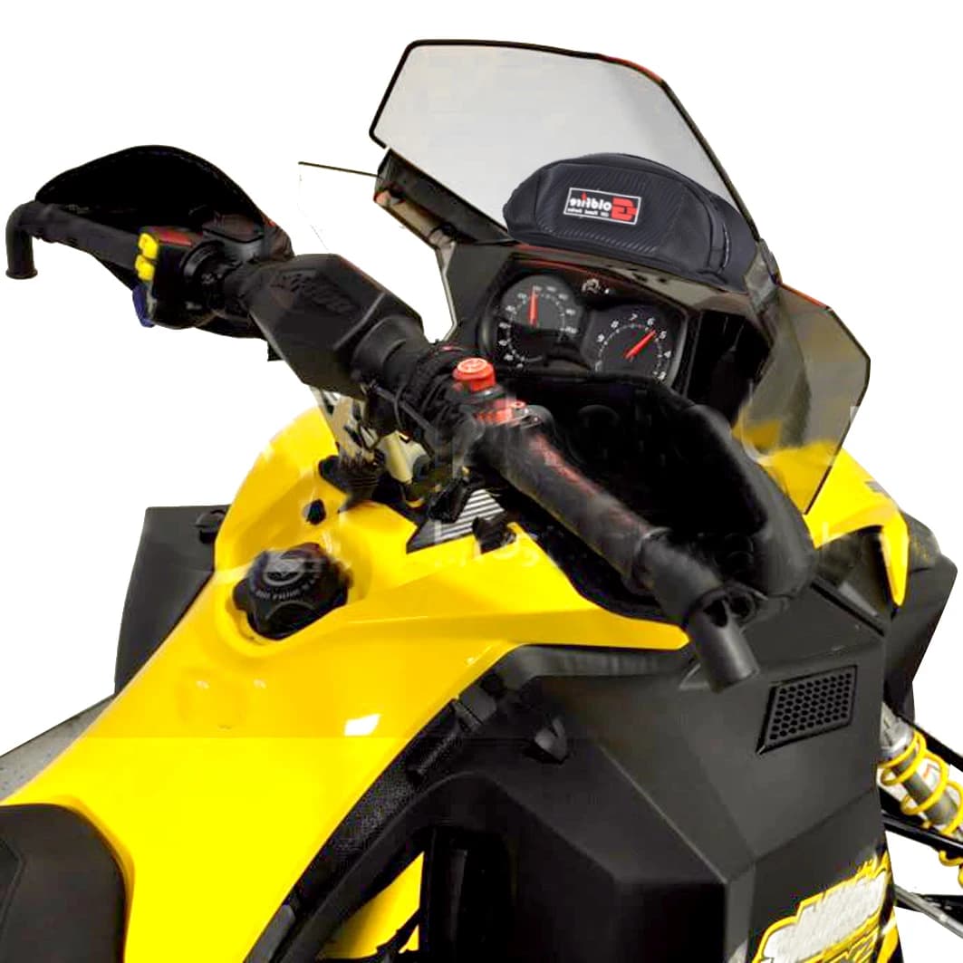 Dash-Mount Stowage Pouch for Ski-Doo Snowmobiles – Waterproof Windshield Bag for Phone/Goggles/Spare Parts.