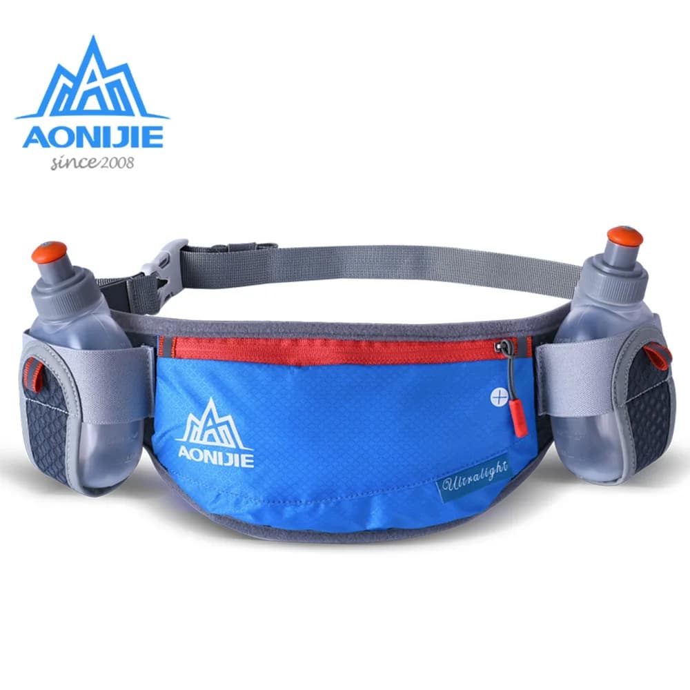 AONIJIE E882 Marathon Jogging Cycling Race Moisturizing Belt Waist Waist Bag Phone with 170 ml water bottles