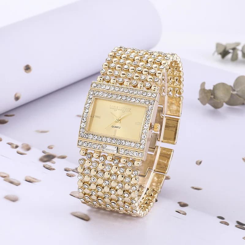 Reloj Mujer Women's Watch Elegant Stainless Steel Square Dial With Quartz watch from women Bayan Kol Saati women's watch 2020