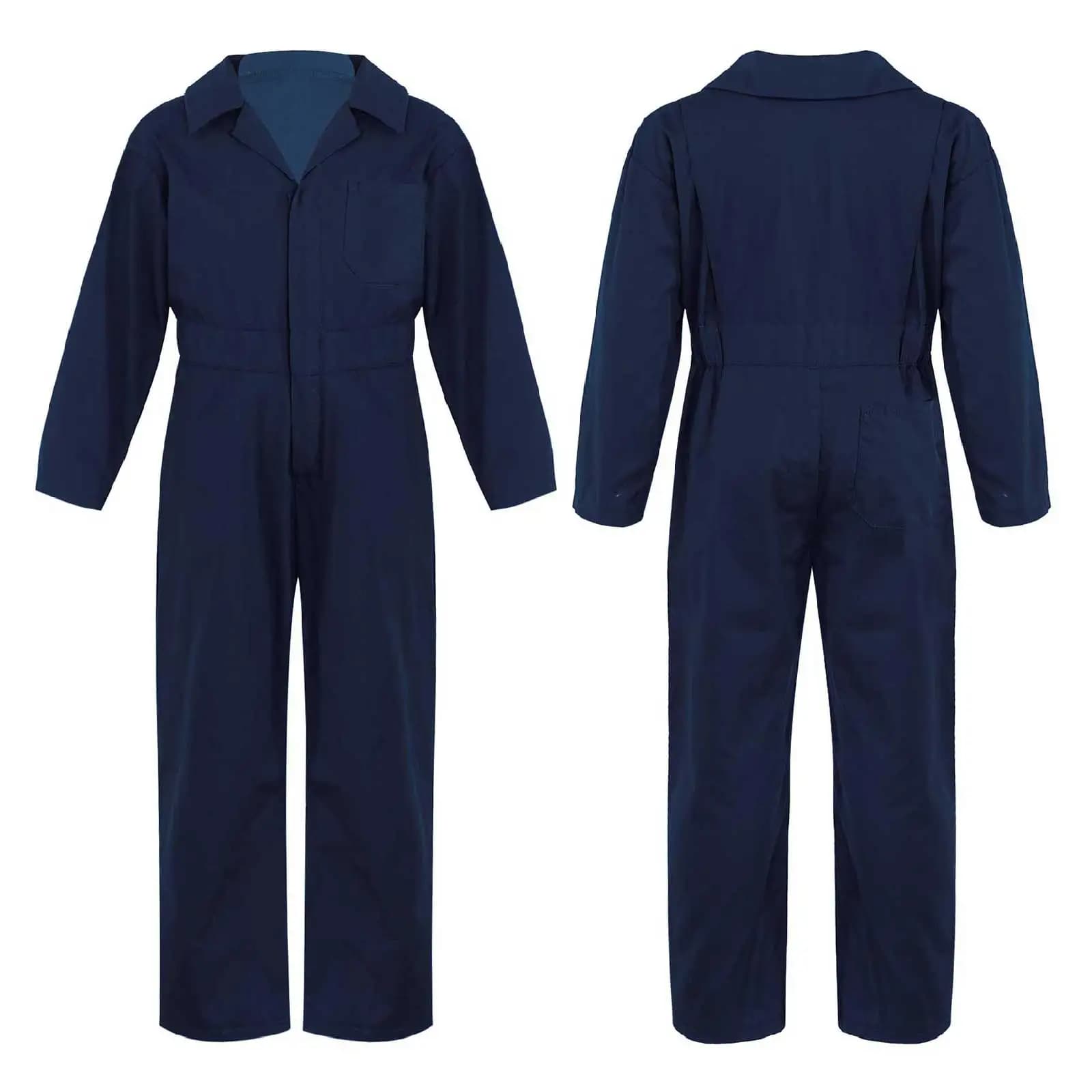 Tuta da bambino Ragazzi Bambino Tuta casual Pantaloni Moda Manica lunga Couverture Colletto Cerniera Costume da meccanico Tuta da volo