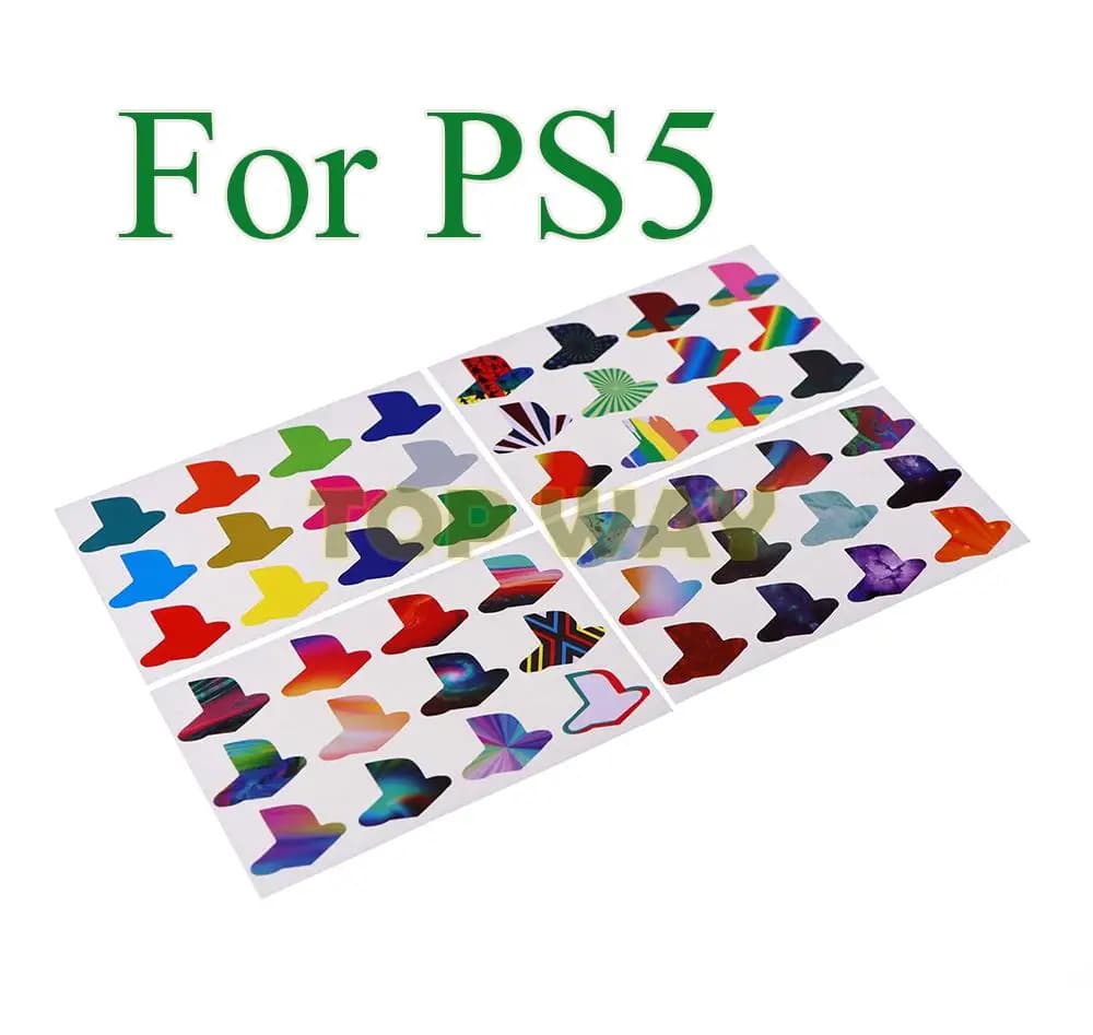 12pcs/Lot Colorful Lo go Skin Sticker Decal Film for PS5 for Playstaion 5 Console Controller Gaming Accessories