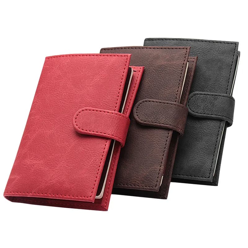 Custodia per passaporto custodia in pelle PU Retro Hasp porta passaporto portafoglio da viaggio a doppia testa Eagle per documenti porta carte uomo donna