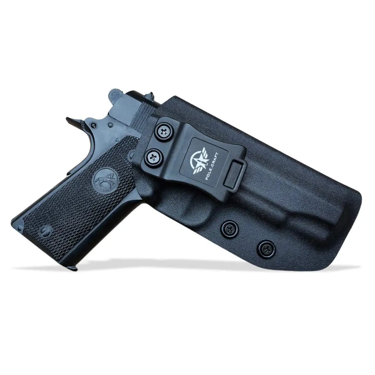 KYDEX IWB Colt Commander 1/1911 9mm 4.25 / 4.5 inch PT1911 inner belt gun case for hidden housing