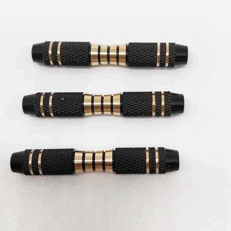 3 pezzi 16 grammi di barili di freccette in rame aste di ricambio Grip nero per freccette con punta morbida e accessori per giochi di freccette con punta in acciaio