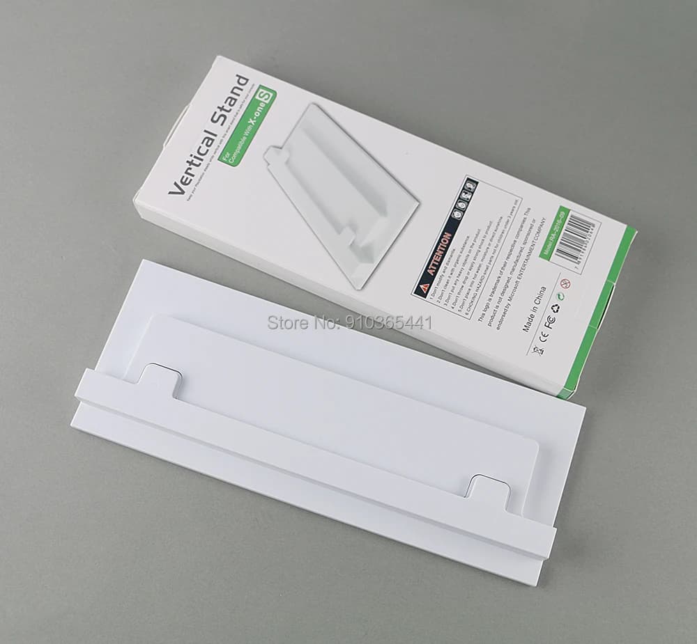 1pc Nero Bianco Antiscivolo Supporto Verticale di Raffreddamento Per Xbox One S Slim Console Dock Mount Culla Supporto per XBox One S Accessori