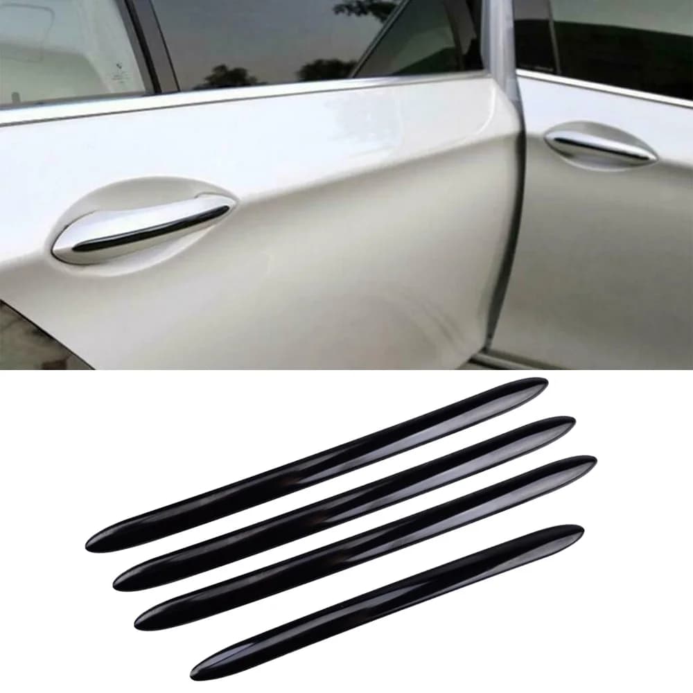4 pz/set nero in acciaio inox striscia Trim auto maniglia della portiera Trim per BMW serie 5 F10 F18 F11 2011-2021 accessori esterni auto