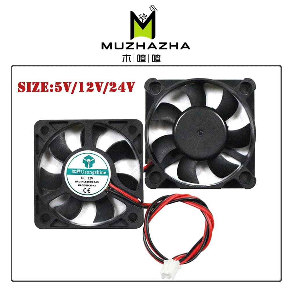 5010 Ventola Di Raffreddamento 12V 2pin 3D Stampanti Parti Brushless Freddo Ventole Radiatore di Raffreddamento Parte di 50*50*10 millimetri Tranquillo Accessorio 5 CENTIMETRI DC 50m