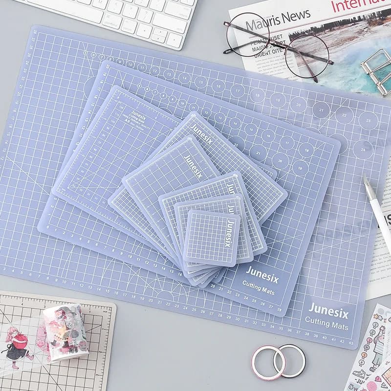 6/8/10cm A/5 a4/A3 PVC traslucido tappetino da taglio autoguarigione su entrambi i lati incisione Patchwork Pad taglierina in gomma strumento Carving Board