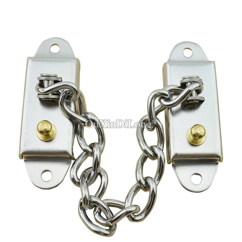 Brand New 1PCS Home Antifurto Serrature a catena per porte Proteggi i bambini Limite di sicurezza Blocco Prevenire la serratura di sicurezza per porte e finestre aperte