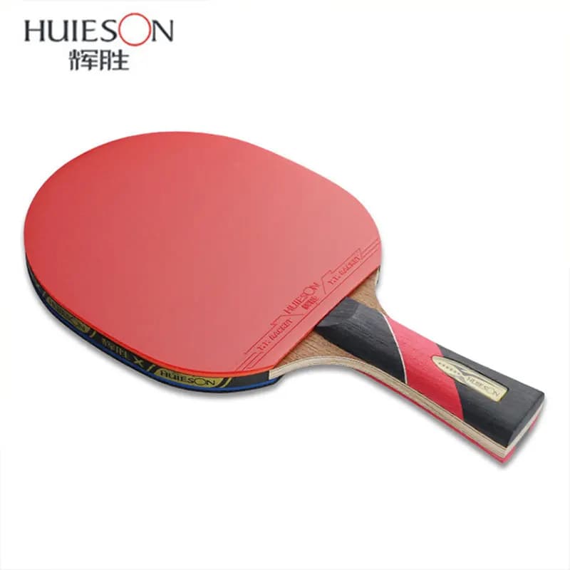 HUIESON-Racchetta da ping pong con fibra di carbonio, lama per racchetta da ping pong, potente gomma da ping pong, tennis da tavolo, 6 stelle