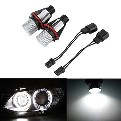 Coppia di 6W E39 senza errori LED Angel Eyes Halo Ring Marker lampadine per BMW X3 X5 (E39 parziale E53 E60 E63 E64 E65 E66 E83