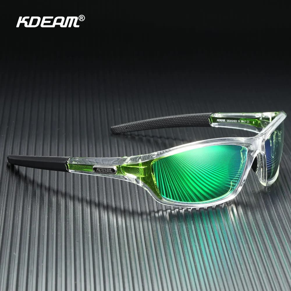 Men's Sunglasses TR90 updated KDEAM Polarized Fishing Sports The only sunglasses flexible sunglasses for men