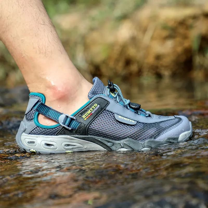 HUMTTO Scarpe da uomo a monte Trekking da esterno Scarpe da acqua per bambini Mesh traspirante Scarpe da ginnastica da donna con caviglia ad asciugatura rapida antiscivolo