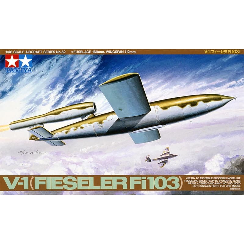 Tamiya Plastic Assembly modello militare 1/48 germania V1 Fi103 Missile collezione per adulti Kit di montaggio fai da te 61052